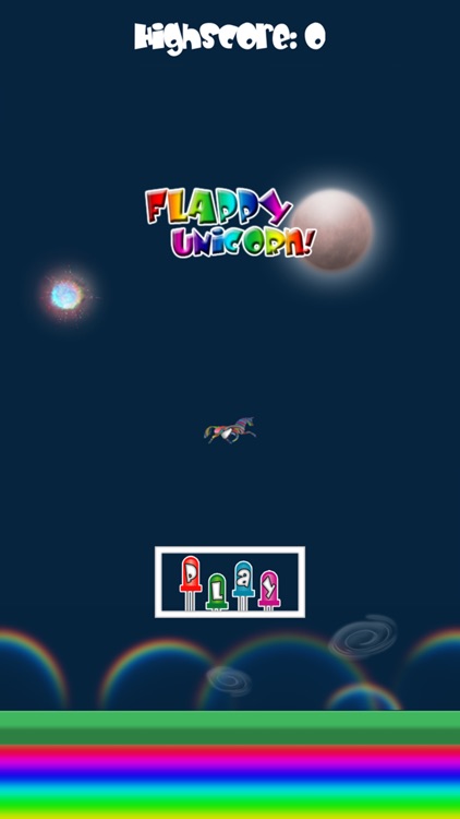 Flappy Unicorn: Rainbow Reverse!