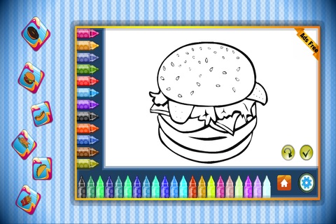 Coloring Book FastFood screenshot 3