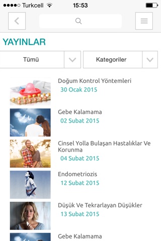 Kadin Sagligi TV iPad screenshot 2