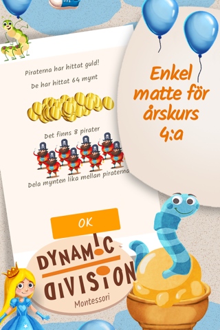 Montessori MatheMAGICs: Dynamic Division Lite - Educational Math Game for Kids - 2nd grade screenshot 3