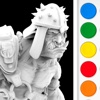 Figuromo Artist : Orc Scout- Fantasy Battle Figure - Color Combine & Design your 3D Sculpture