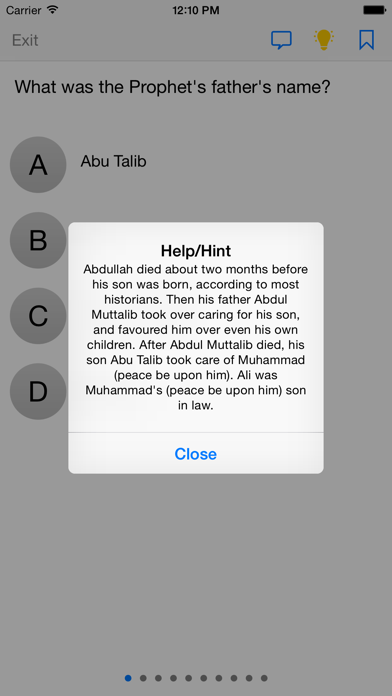 How to cancel & delete Islamic Quiz Trivia from iphone & ipad 3