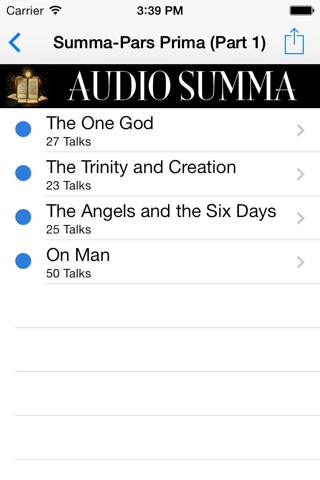 Aquinas Audio Summa screenshot 2