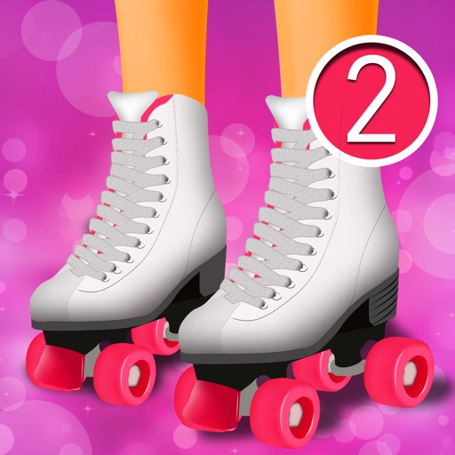 Girls Skaters 2 - The girl sport only skating skateboard toys Gold game Icon