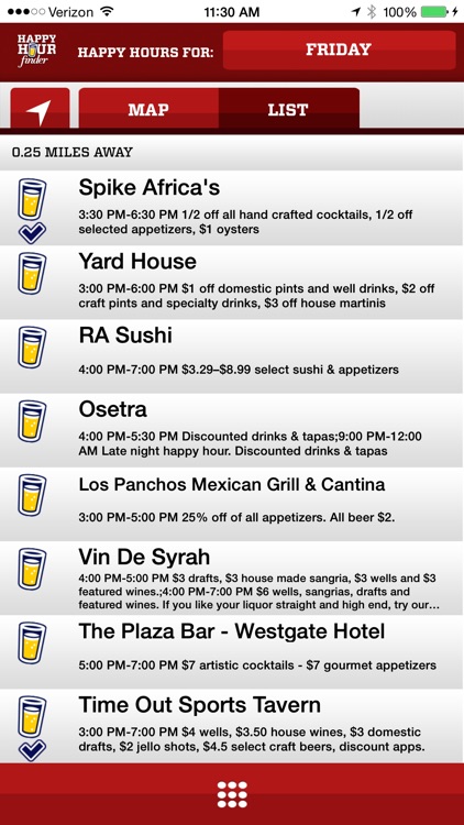 Happy Hour Finder - Find Local Food and Drink Deals