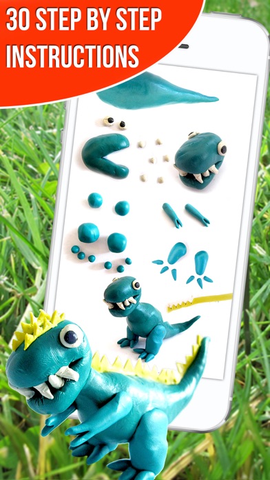 How to cancel & delete Dinosaurs. Let's create from modelling clay. Wikipedia for kids. Dino pets creative craft. from iphone & ipad 1