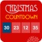 Christmas countdown lets you see how many days, hours, minutes and seconds until Christmas