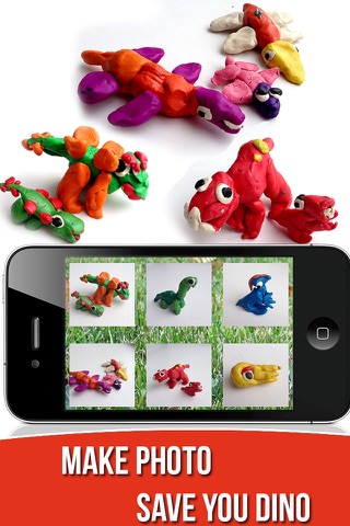 Dinosaurs. Let's create from modelling clay. Wikipedia for kids. Dino pets creative craft. screenshot 4