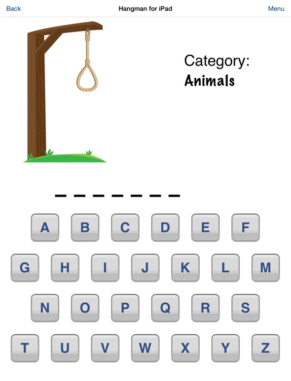 Hangman for iPad