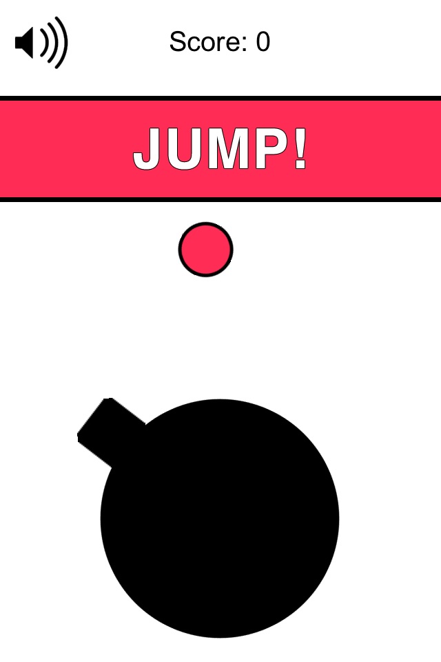 Super Red Dot Jumper - Make the Bouncing Ball Jump, Drop and then Dodge the Block screenshot 2