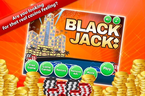 Blackjack 21 PRO - High Roller Card Game screenshot 3