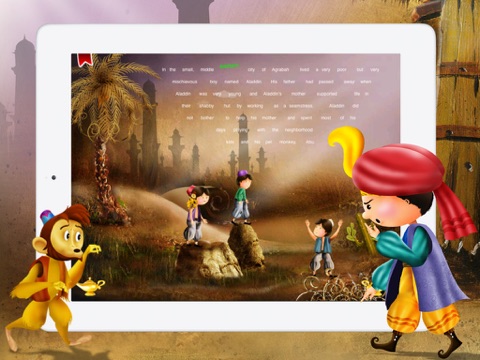 Aladdin and the Magical Lamp for children by Story Time screenshot 4