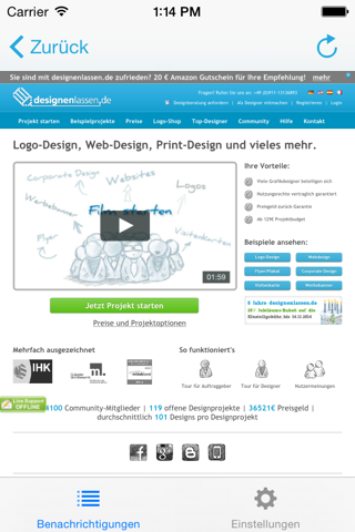 designonclick.com - your marketplace for design projects screenshot 2