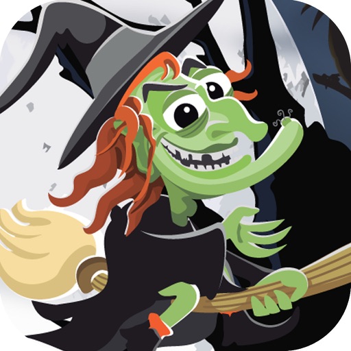 Halloween Spooky Witch Saga Icon