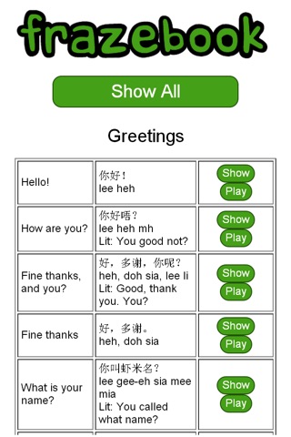 Learn Taiwanese with Frazebook screenshot 4