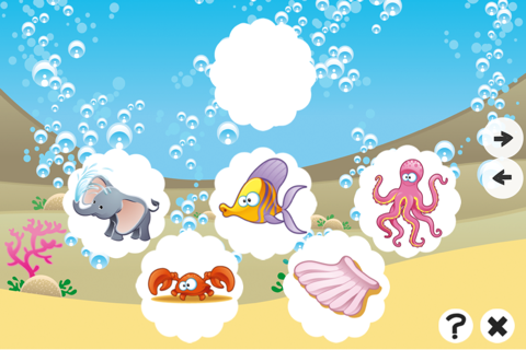 A Find the Mistake Ocean Game for Children: Learn and Play with Water Animals screenshot 4