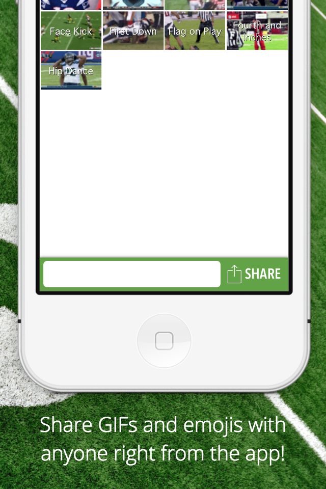 Themoji - Football Emoji GIF & Fantasy Football with College Sports Keyboard screenshot 4