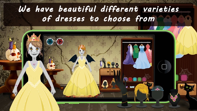 Spooky Princess Dress Up Lite screenshot-3