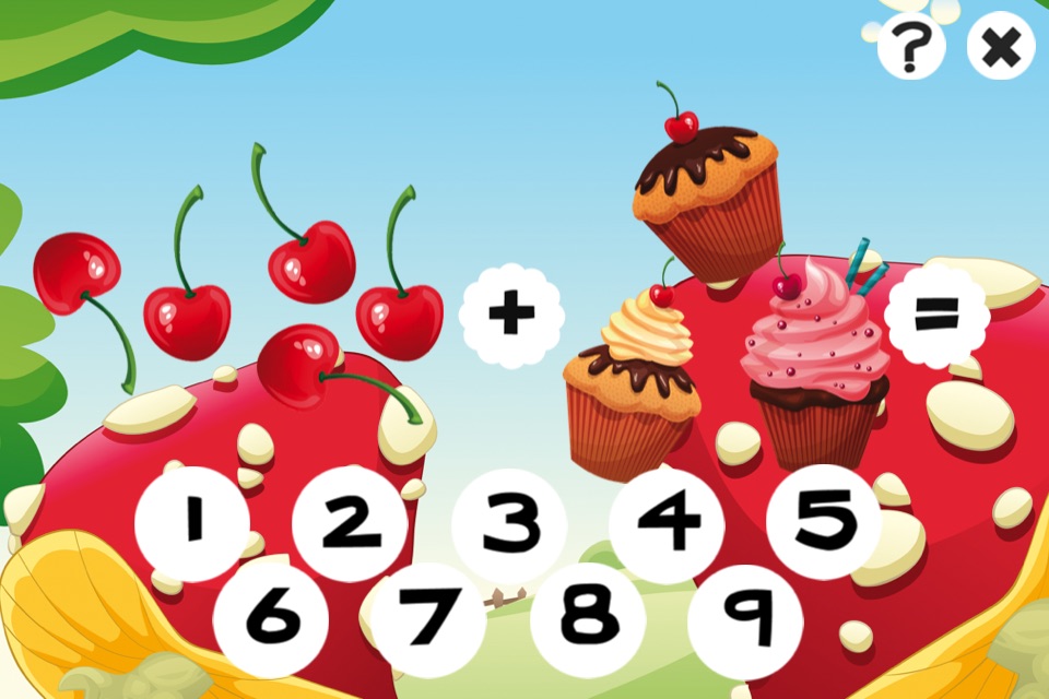 123 Calculate Bakery for Children: Learn to Add the Numbers 1-10 screenshot 2