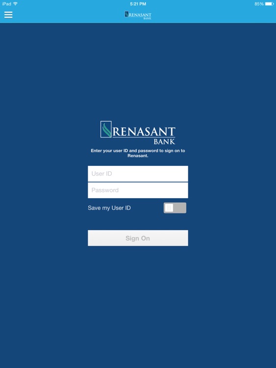 Renasant Mobile for iPad - Consumer