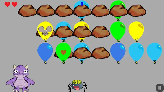 Balloon-Popping Monster, game for IOS