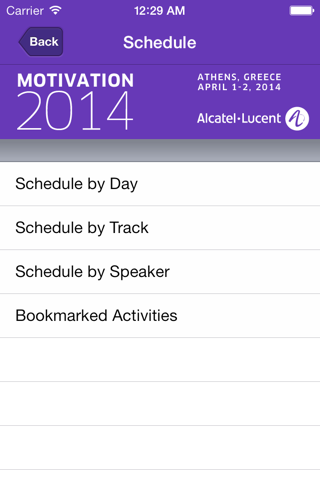 Alcatel-Lucent Customer Events screenshot 4