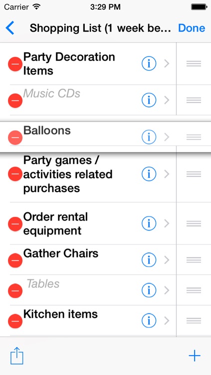 Birthday Planning List screenshot-3