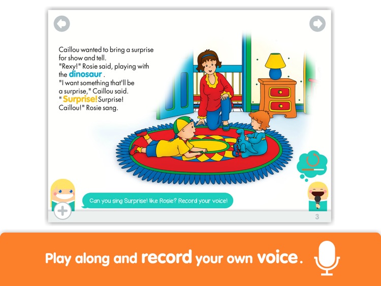 Caillou: Show and Tell - Lite - by i Read With
