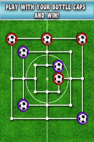 Soccer Caps Morris Tic Tac Toe - 3 in a row Nine Men's Morris screenshot 2