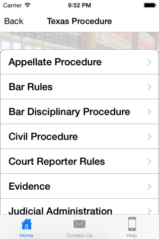 Texas Courts screenshot 2