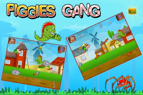 Piggies Gang - The Super Hungry Flying Pigs Voyage screenshot 3