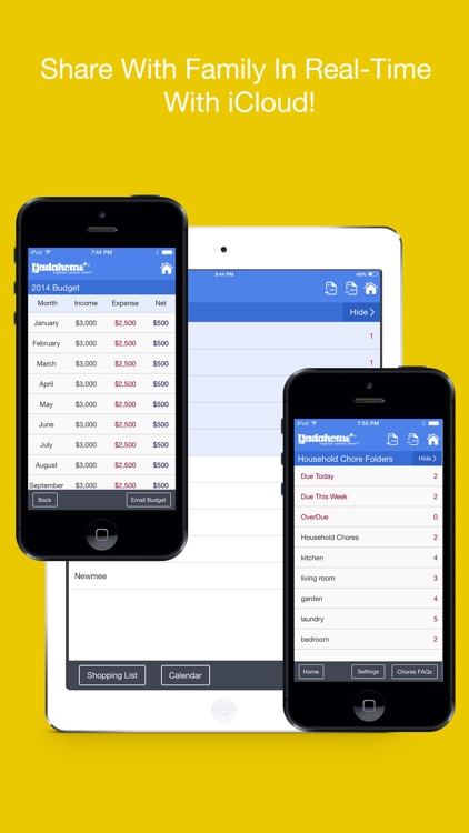 Organizer To-Do: Universal Grocery, To-Do & Calendar Manager