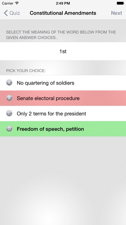 US Amendments and US Presidents screenshot-4