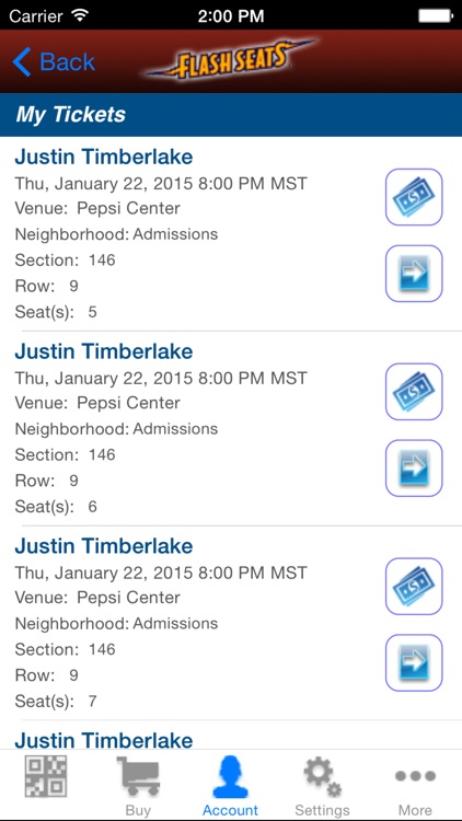 Flash Seats
