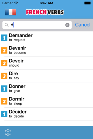 French Verbs Free ! screenshot 4