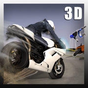 快速警用摩托车骑手3D - 爬山赛车游戏
