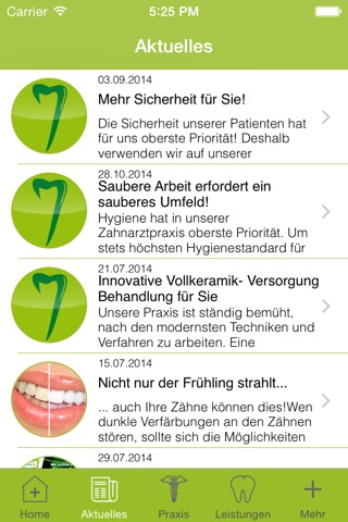 PraxisApp - Zahnarztpraxis Ingo Ziemann screenshot 2