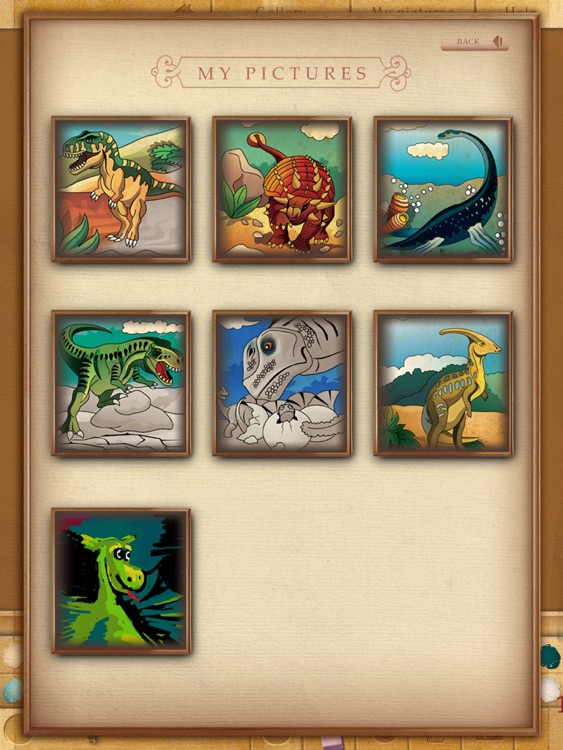 Coloring book. Dinosaurs screenshot-4