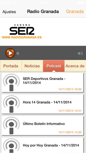 Radio Granada - Noticias, Podcast, Cadena Ser(圖3)-速報App