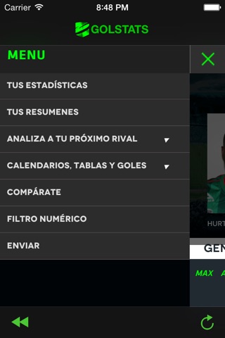 GolStats screenshot 3