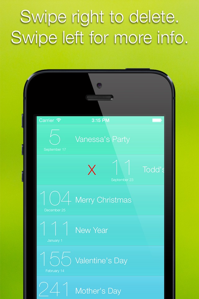 Love Time - countdown to important dates and holidays screenshot 4