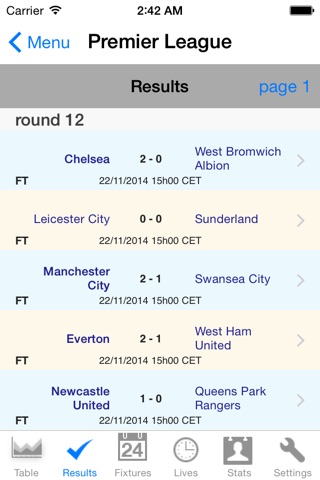 Football Platform - Worldwide Live Result screenshot 3