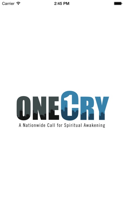 OneCry - A nationwide call for spiritual awakening