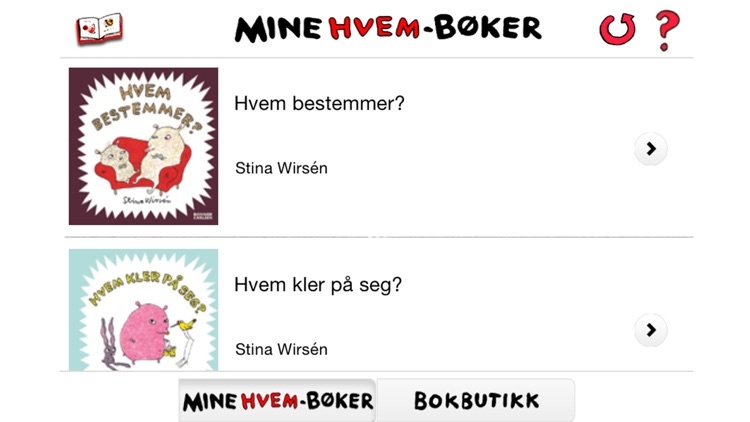 Hvem? – bildebøker for de aller minste. Les, se, lytt!