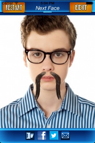 Mustache Photo Fun: Blend a Free Cool Mustache with your Photo screenshot 3