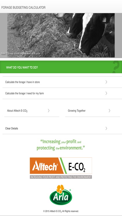 Arla Forage Budgeting App