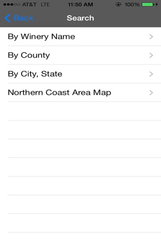 Mendocino and Lake County Winery Finder screenshot 2