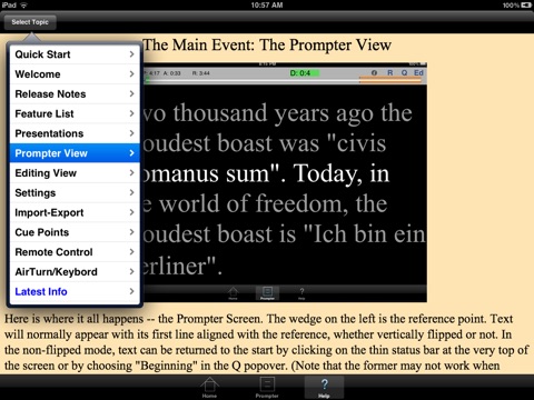 iQPrompter Basic screenshot 4