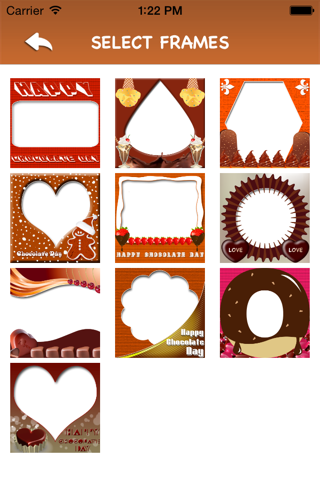 Chocolate Day Frames screenshot 2