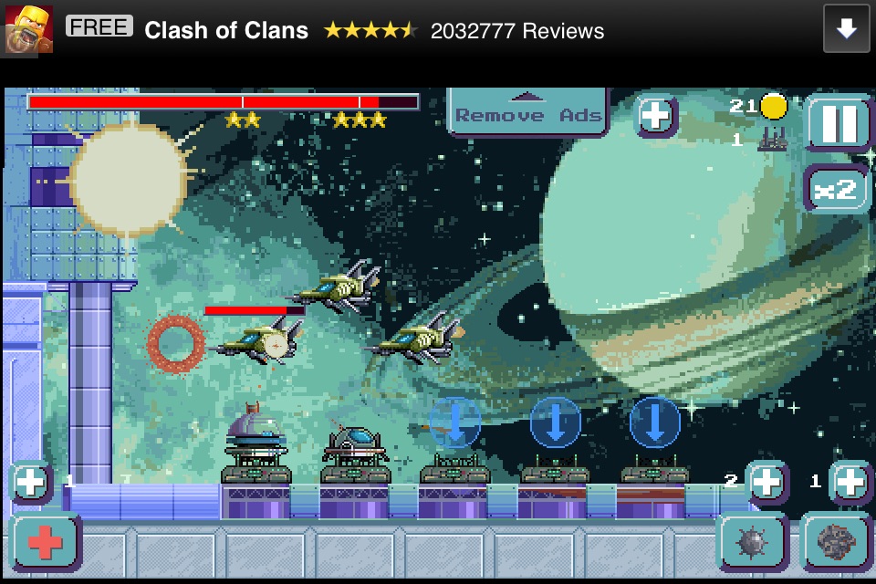 Space Invasion: Defend Against The Alien Attack Retro screenshot 2